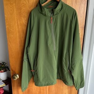 Cabela's Olive Green Windbreaker Pullover